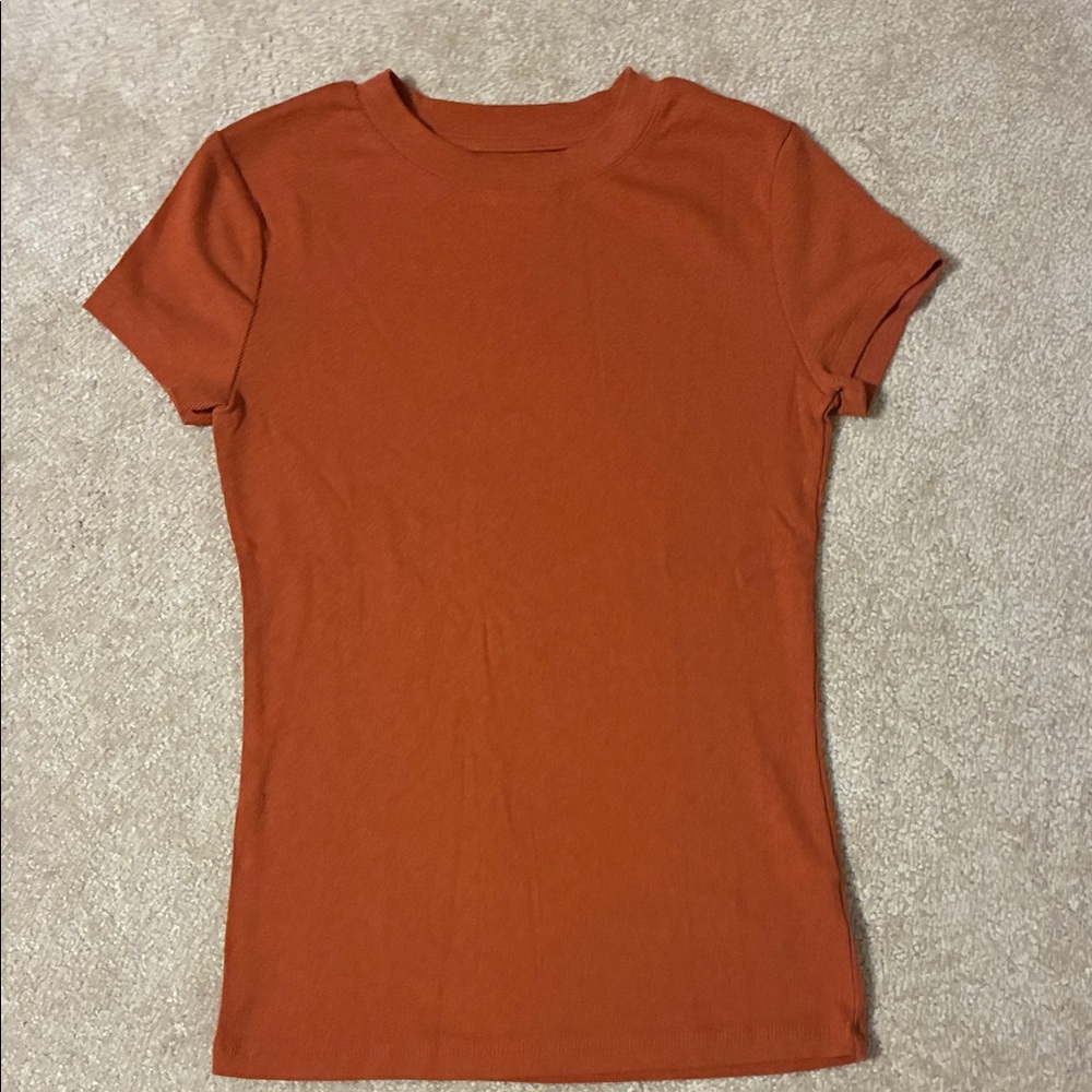 a new day Women's Rust Short Sleeve Tee